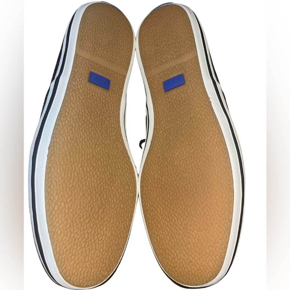 Keds x Kate Spade Champion Navy Glitter Sneakers - Size 8.5 - Picture 11 of 12